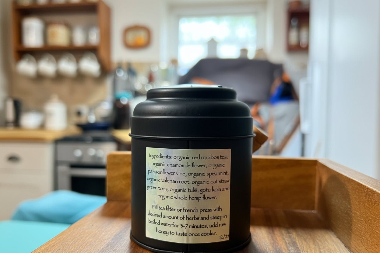 Chill the Stems - Relaxation Tea - Tempestuous Roots Art & Farms LLC