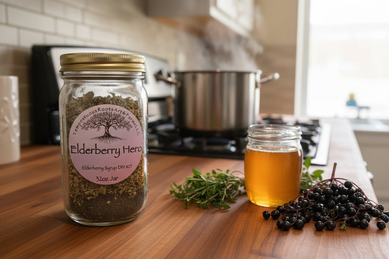 Elderberry Hero Kit - Tempestuous Roots Art & Farms LLC