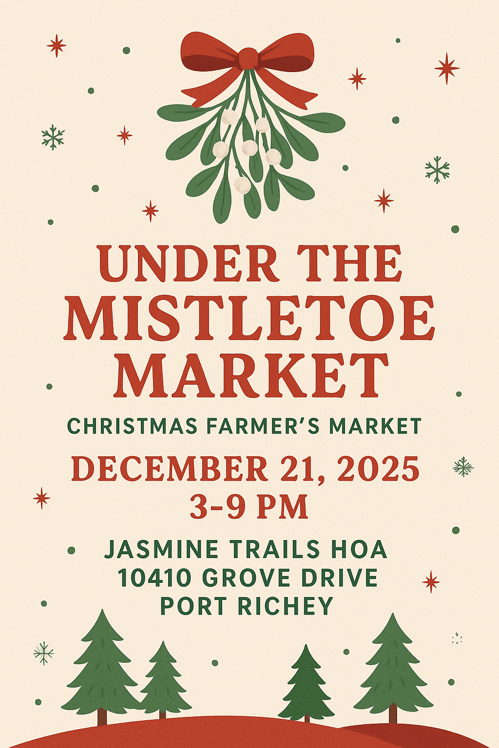 Under The Mistletoe Market 12/21 - Tempestuous Roots Art & Farms LLC