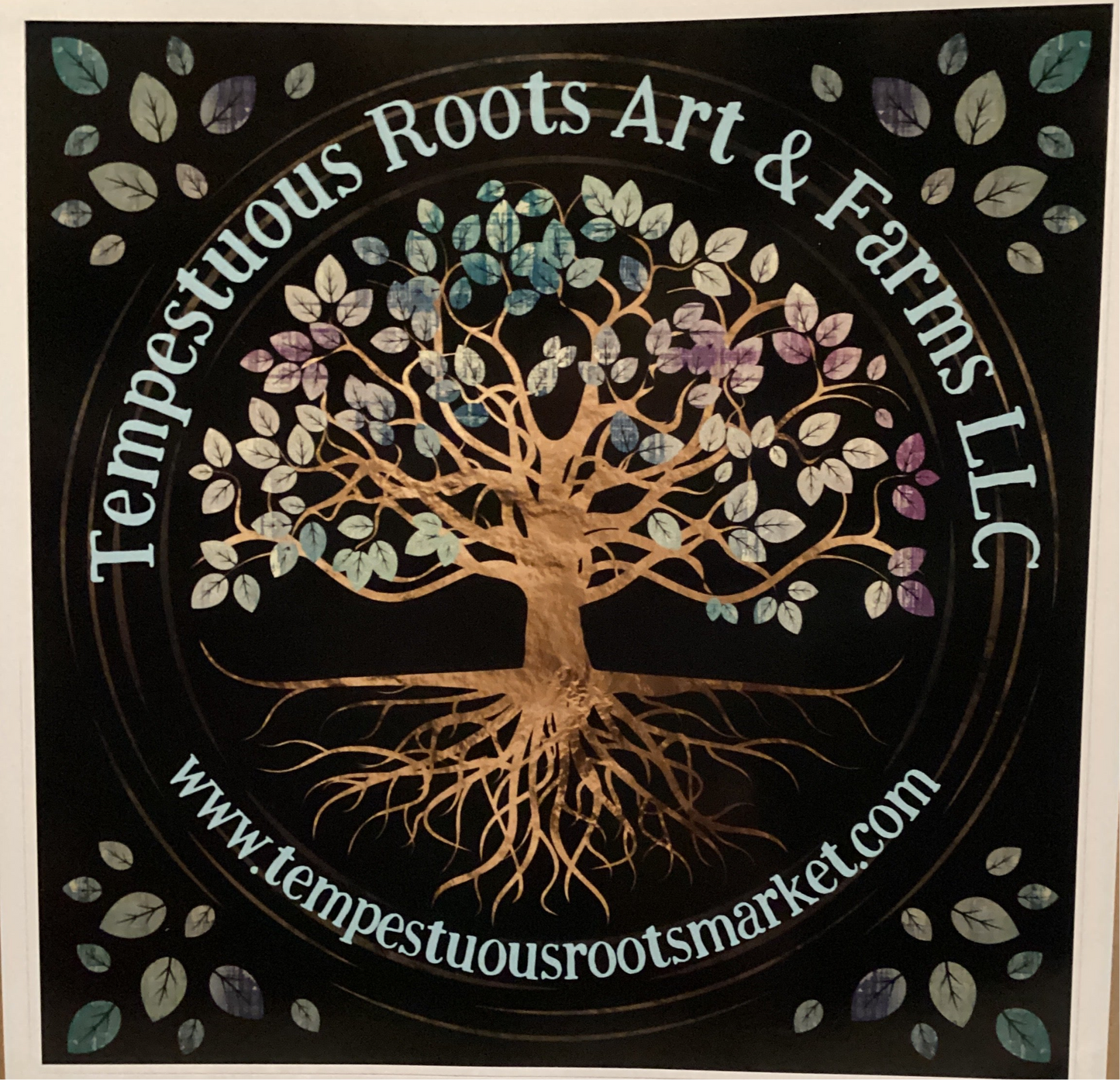 Custom 8x8 vinyl Logo Sticker