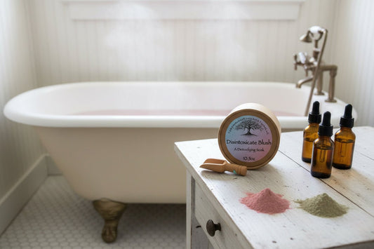 Disintoxicate Blush - Detoxifying Soak - Tempestuous Roots Art & Farms LLC