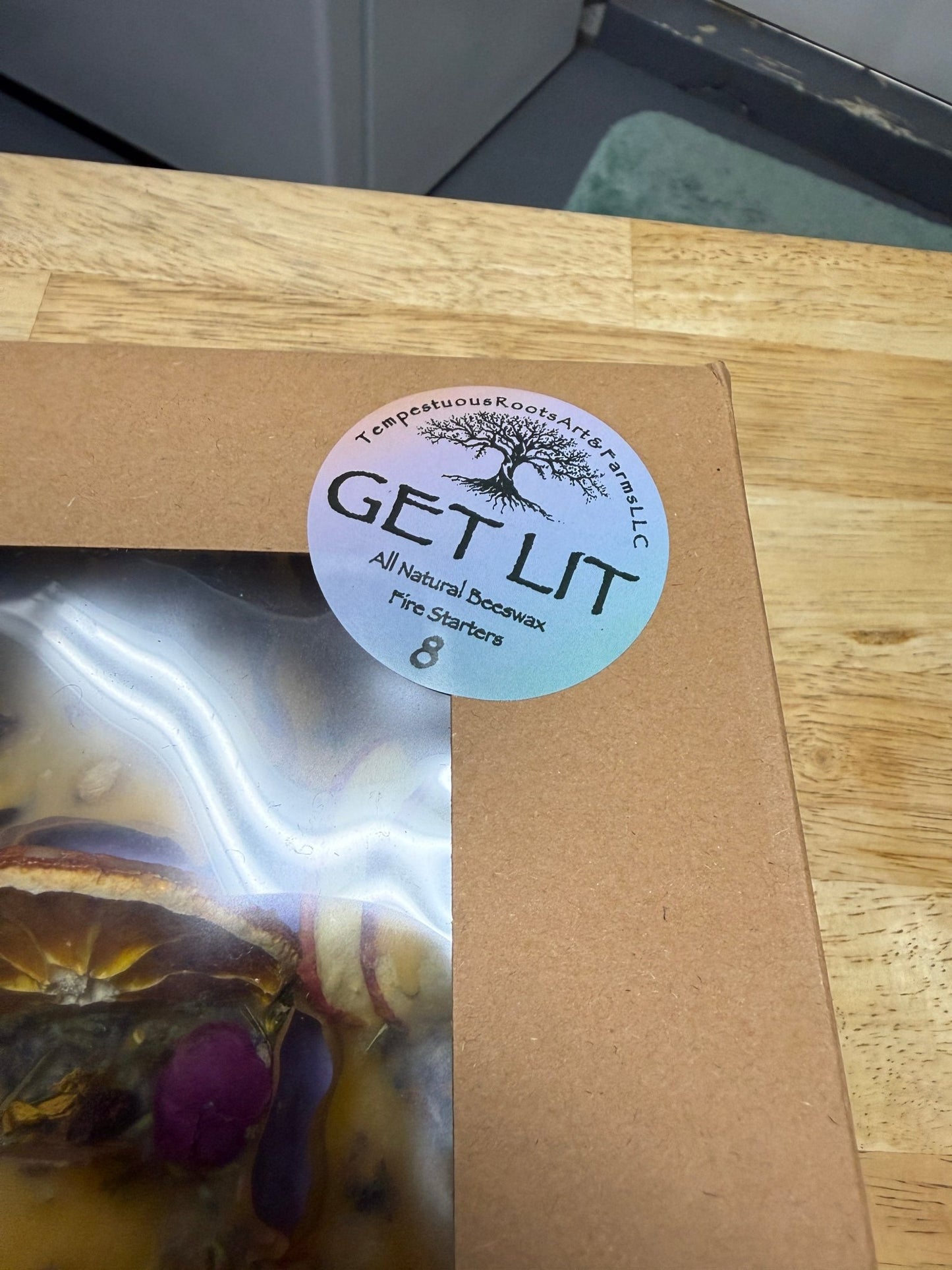 Get Lit - all natural beeswax firer starters - Tempestuous Roots Art & Farms LLC