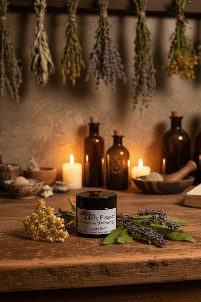 Itch, Please! All Purpose Skin Salve - Tempestuous Roots Art & Farms LLC
