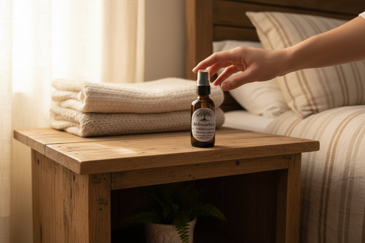 Libidinous Roots - herbally supported intimacy lubricant - Tempestuous Roots Art & Farms LLC