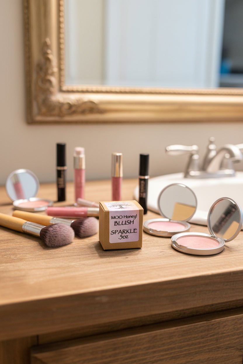 Moo Honey Blush | Tallow & Honey Tinted Lip Balm - Tempestuous Roots Art & Farms LLC