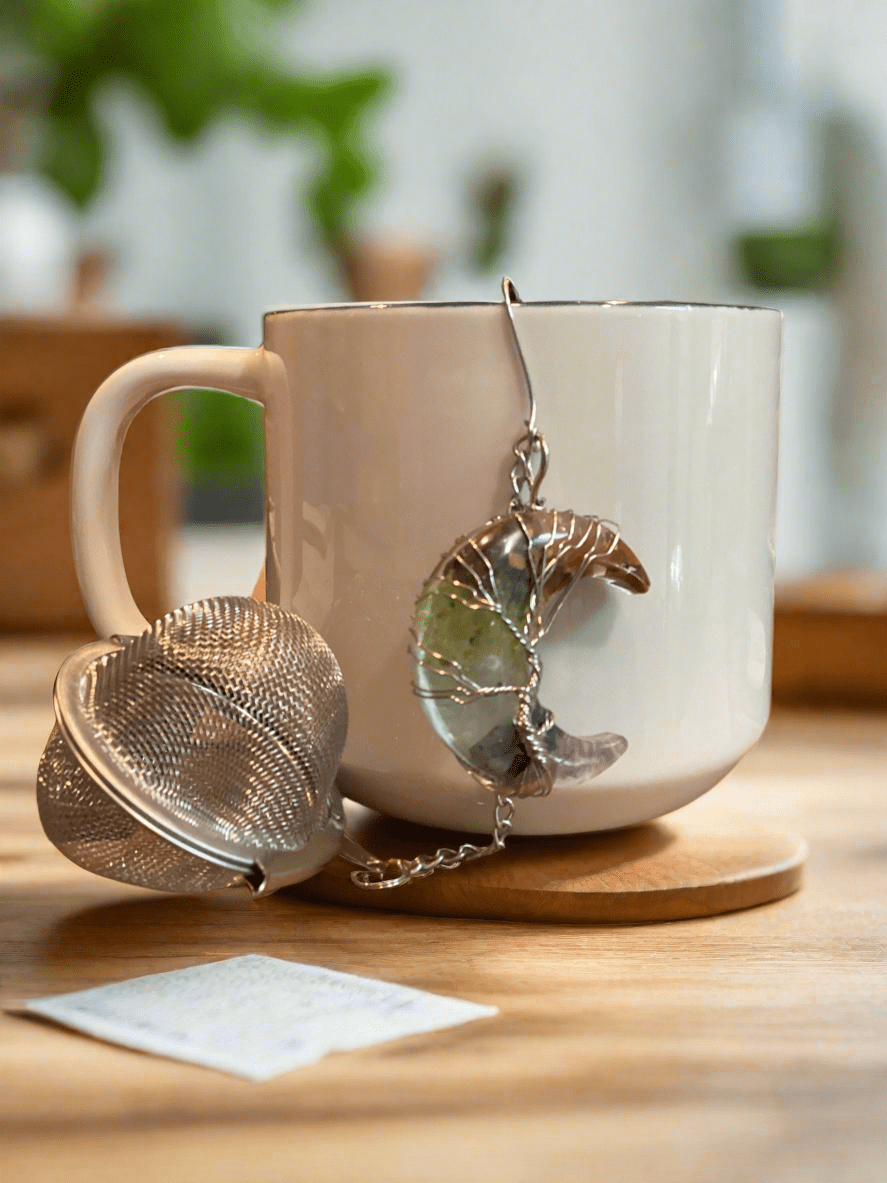 Moon/Tree of Life Tea Filter - Tempestuous Roots Art & Farms LLC