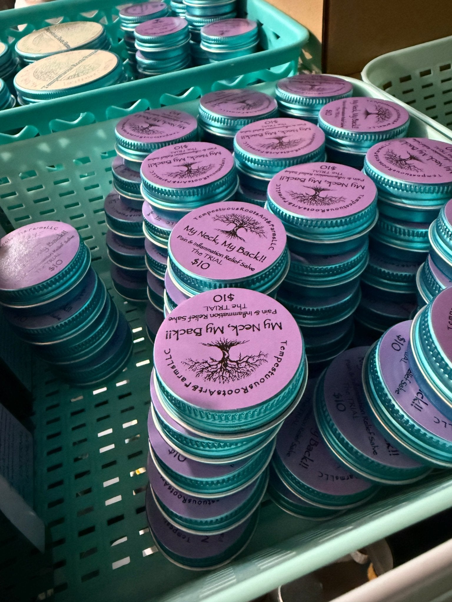 My Neck, My Back!!! All Natural Salve - Tempestuous Roots Art & Farms LLC