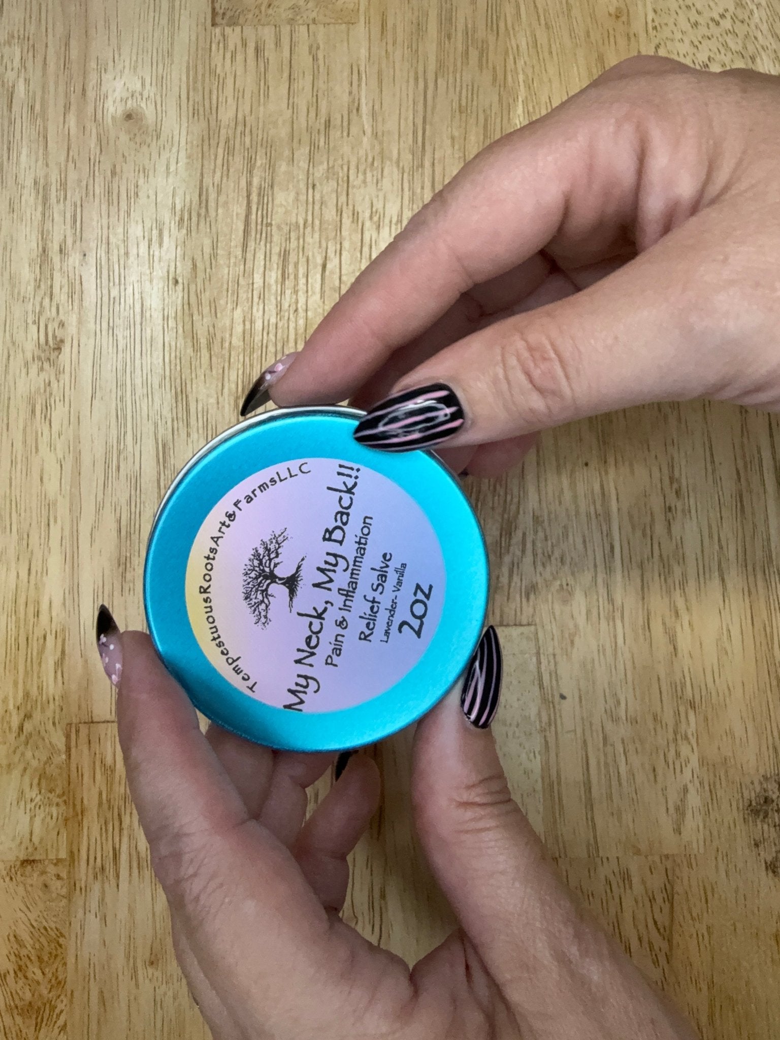 My Neck, My Back!!! All Natural Salve - Tempestuous Roots Art & Farms LLC