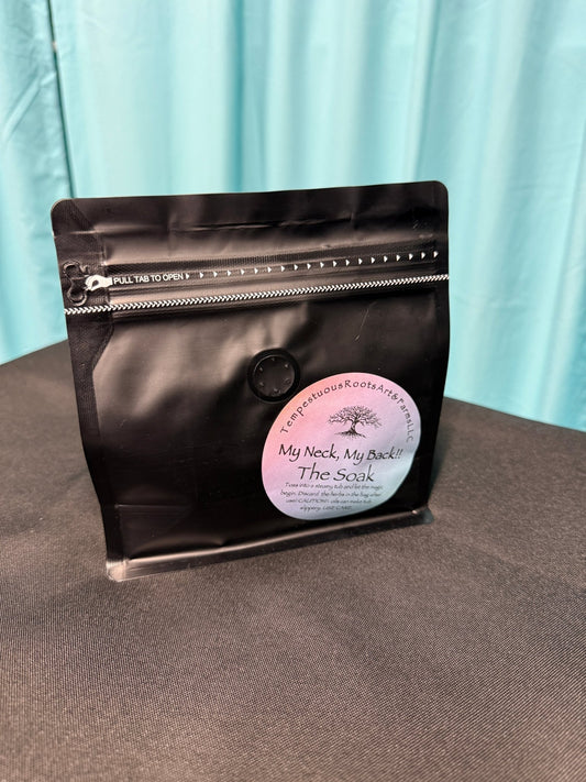 My Neck, My Back | Botanical Pain Support Bath Soak - Tempestuous Roots Art & Farms LLC