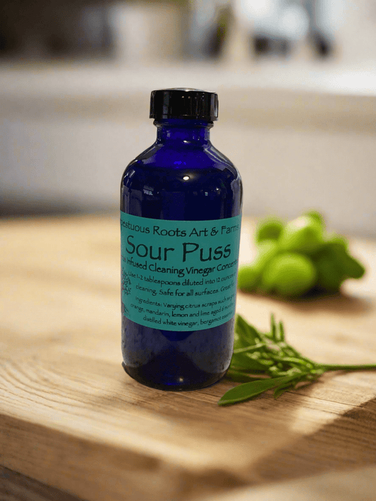 Sour Puss Cleaning Vinegar - Tempestuous Roots Art & Farms LLC